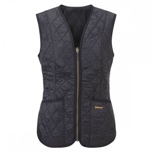 Barbour Women's Betty Interactive Polarfleece Vest/Beadnell Liner - Black (LQU0326BK11)