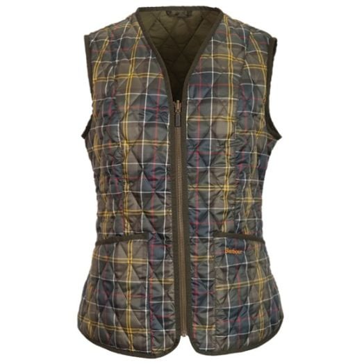 Barbour Women's Betty Interactive Polarfleece Vest/Beadnell Liner - Classic Tartan (LLI0004TN11)