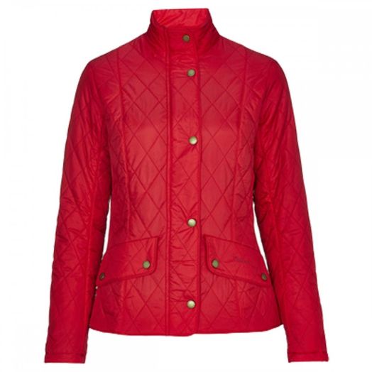 Barbour Women's Flyweight Cavalry Quilted Jacket - Chili Red (LQU0228RE55)