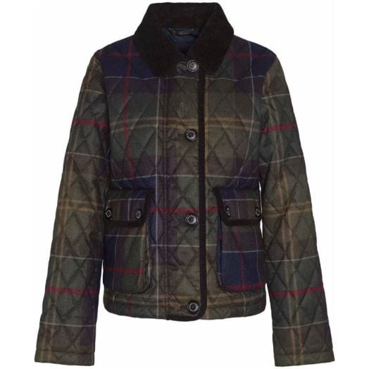 Barbour Women's Loudon Quilted Jacket - Classic Tartan (LQU1767)