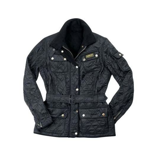 Barbour Women's Quilted International Jacket - Black (L1395)