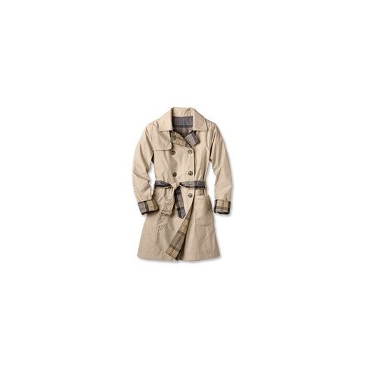 Barbour Women's Reversible Cedar Trench - Dark Pearl & Stone (LWB0266CR51)