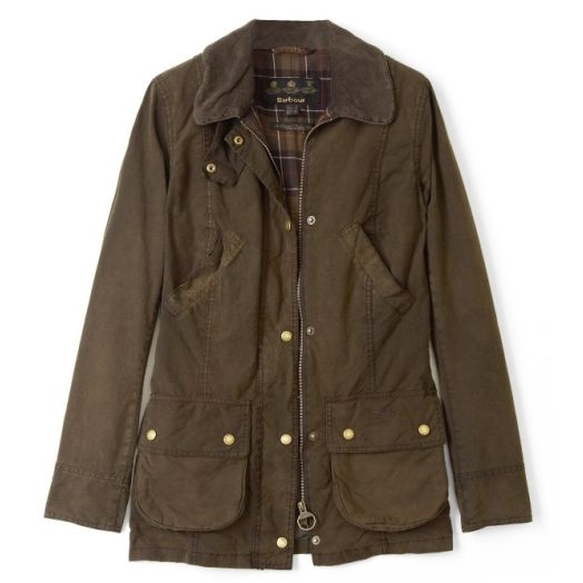 Barbour Women's Vintage Beadnell Waxed Jacket - Olive (LWX0155)