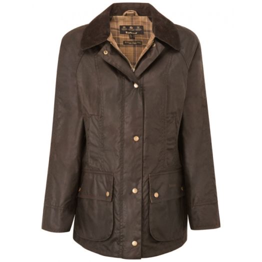 Barbour Women's Waxed Beadnell Jacket - Rustic (LWX0667RU52)