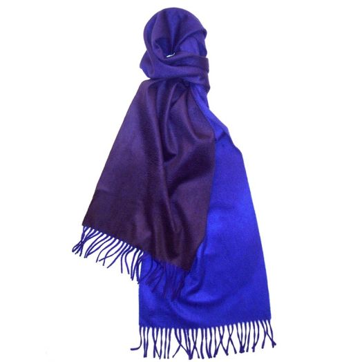 Begg & Co. Scottish Cashmere Scarf - Ombre - Abyss (41270)