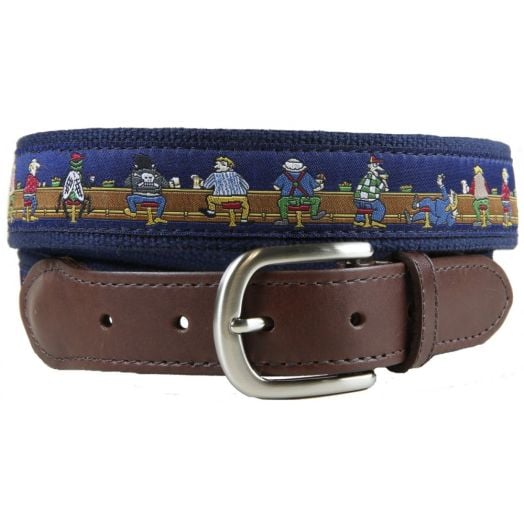Belted Cow Leather Tab Belt - Barflies