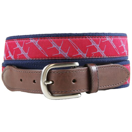 Belted Cow Leather Tab Belt - Quad Crew Shell