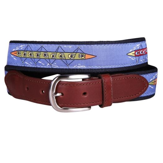 Belted Cow Leather Tab Belt - The Sweep
