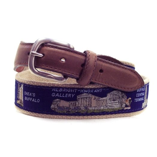Buffalo Landmarks Belt - Navy