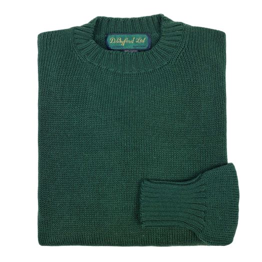 Byford NOS Women's Mercerized Cotton Crewneck Sweater - Hunter