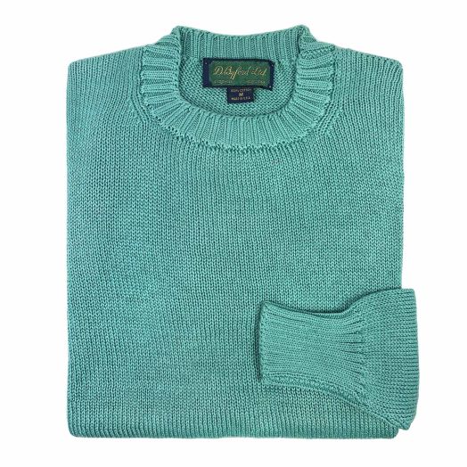 Byford NOS Women's Mercerized Cotton Crewneck Sweater - Jade