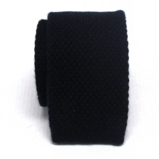 O'Connell's Cashmere Knit Necktie - Navy (78678)
