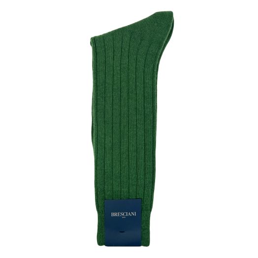 Cashmere Mid-calf Bresciani Ribbed Socks - Celtic  (110942)