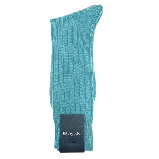 Cashmere Mid-Calf Marcoliani Sock - Adriatic Blue (104734)