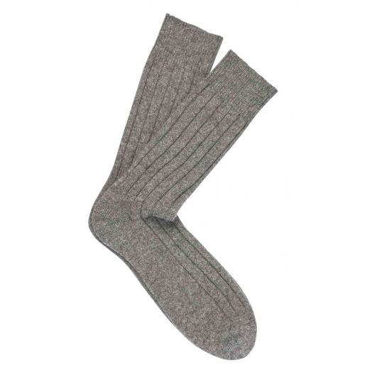 Cashmere mid-calf Marcoliani Sock - Flannel Grey (67443)