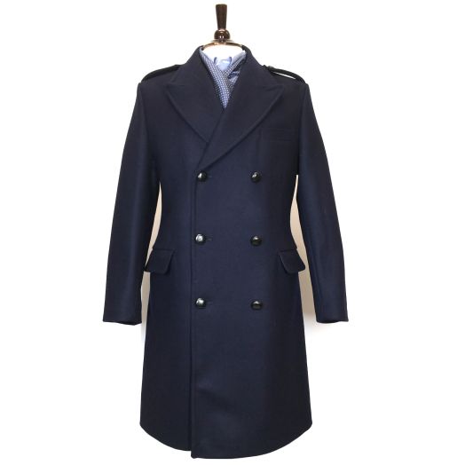 Chrysalis British Warm Overcoat - Navy
