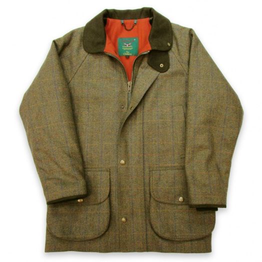 Chrysalis Chiltern Field Coat - Olive/Tan Herringbone with window (BEL-LT)