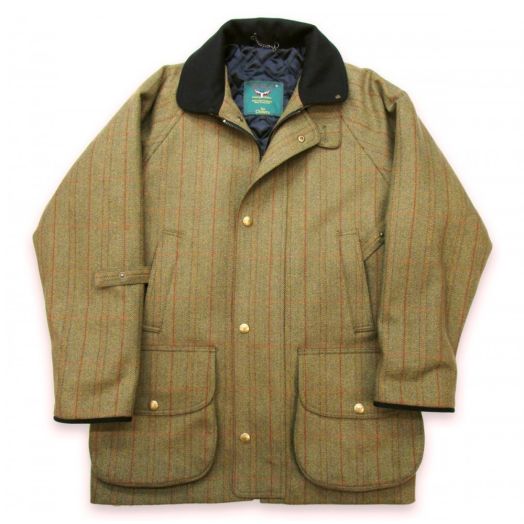 Chrysalis Chiltern Field Coat - Olive/Tan Herringbone with window (KEB3A)