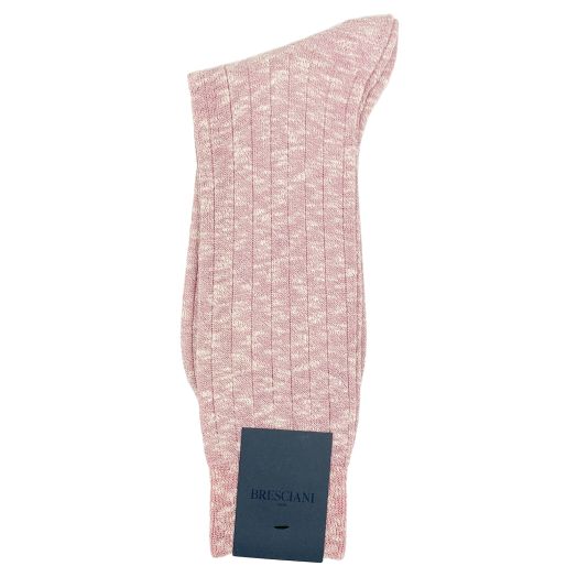 Cotton Marl Mid-Calf Bresciani Socks - Orchid (102436)