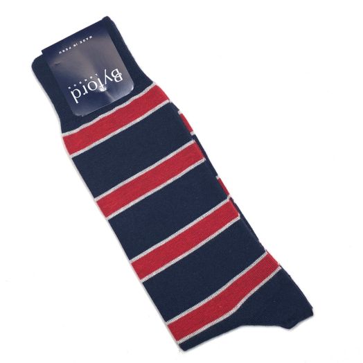 Cotton mid-calf Byford Socks - Regimental Stripe - Dorset Yeomanry (83037)