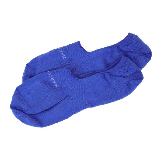 Cotton 'No Show' Marcoliani Loafer Sock - Blue (64618)