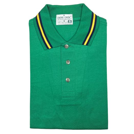 Cross Creek Pima Cotton Lisle  Polo Shirt - GrYl