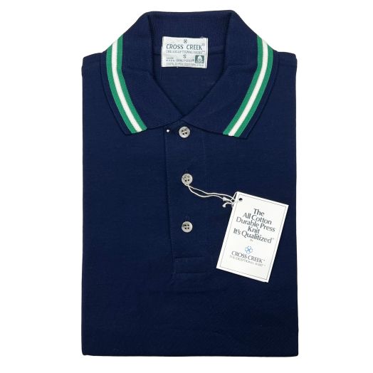 Cross Creek Pima Cotton Lisle  Polo Shirt - NyGr