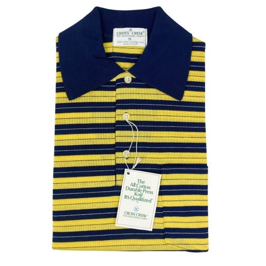 Cross Creek Pima Cotton Lisle Polo Shirt with pocket- YWNY2