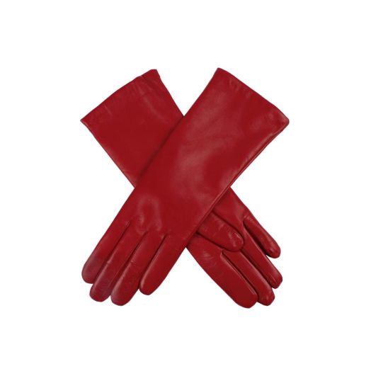 Dents Womens Hairsheep Leather Gloves - Wool Knit Lined - Berry (17-030)