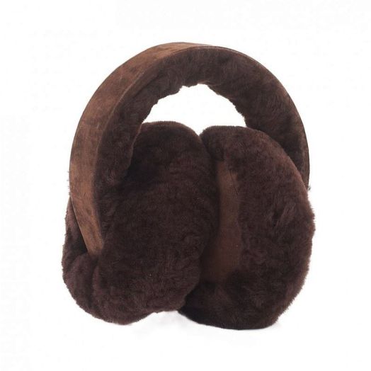 Draper of Glastonbury Sheepskin Earmuffs - Brown