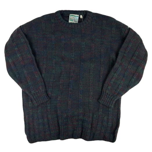 Gaeltarra of Ireland Ribbed Crewneck - Multi Color
