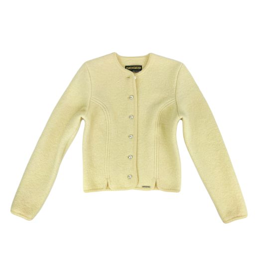 Geiger Vintage Women's Boiled Wool Jacket - Butter (68071)