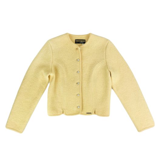 Geiger Vintage Women's Boiled Wool Jacket - Yellow (68071)