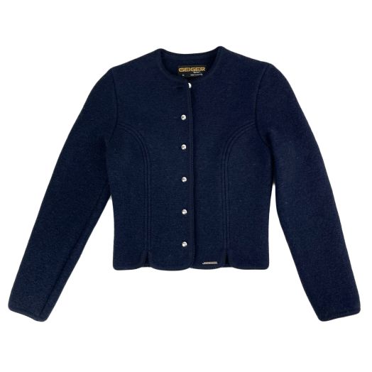 Geiger Vintage Women's Boiled Wool Jacket - Navy (68071)