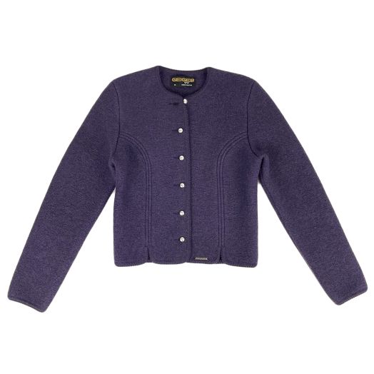 Geiger Vintage Women's Boiled Wool Jacket - Purple (68071)