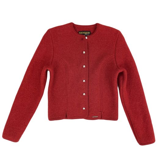 Geiger Vintage Women's Boiled Wool Jacket - Rust (68071)