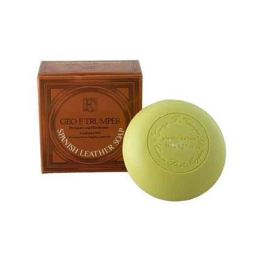 George Trumper Bath Soap Single Tablet - Spanish Leather