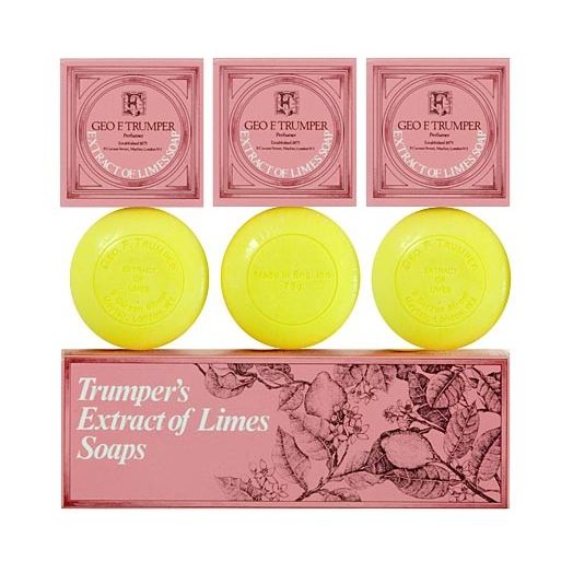 George Trumper Hand Soap Triple Pack - Extract of Limes