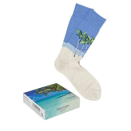 Gift-boxed Cotton mid-calf Marcoliani Socks - Atoll