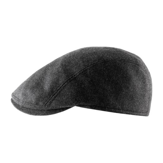 Gottmann Lambswool Cap with Goretex & pull down ear flaps - Charcoal