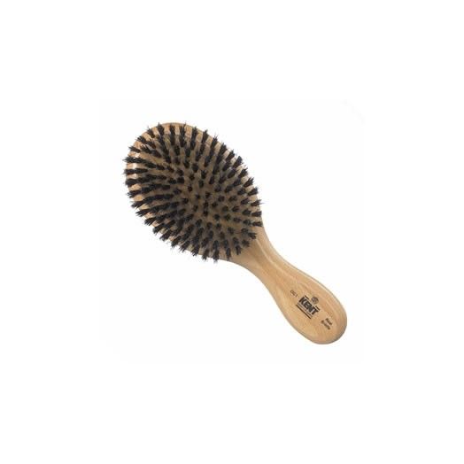 Kent Oval Club Satin and Beech Wood Black Bristle Hairbrush - OG1