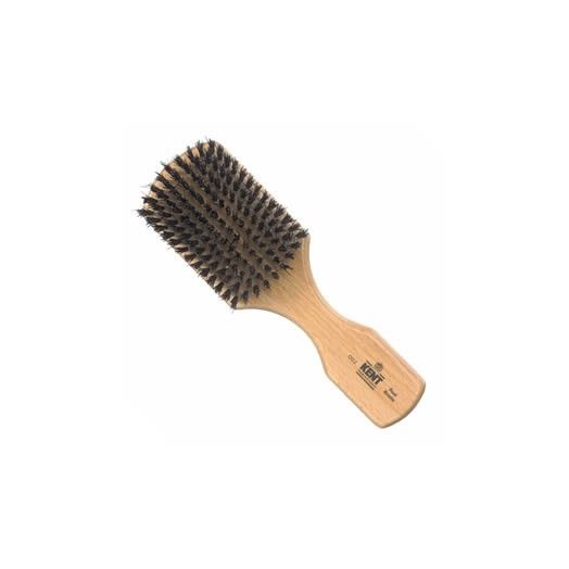 Kent Rectangular Club Beech Wood Black Bristle Hairbrush - OG2
