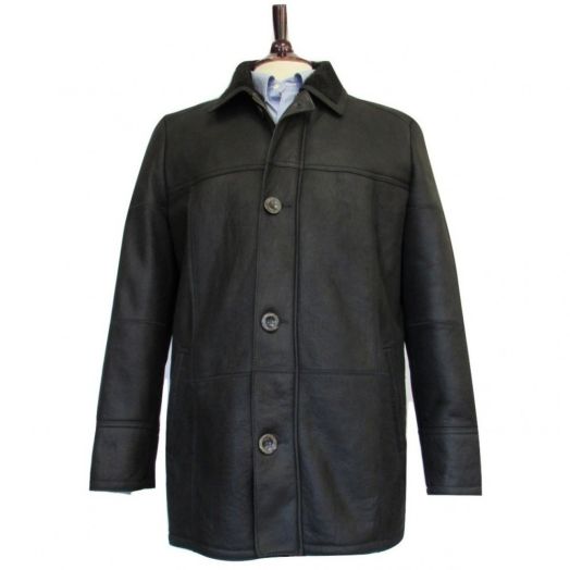 Knight of New Zealand for O'Connell's Baby Lamb Shearling - Black