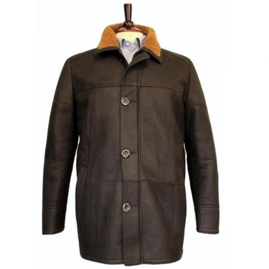 Knight of New Zealand for O'Connell's Baby Lamb Shearling - Spice Brown