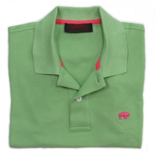 O'Connell's Women's Cotton Pique Polo Shirt - Buffalo - Lime
