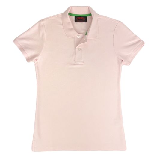 O'Connell's Women's Cotton Pique Polo Shirt - Light Pink