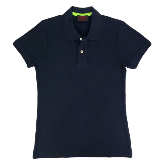 O'Connell's Women's Cotton Pique Polo Shirt - Navy