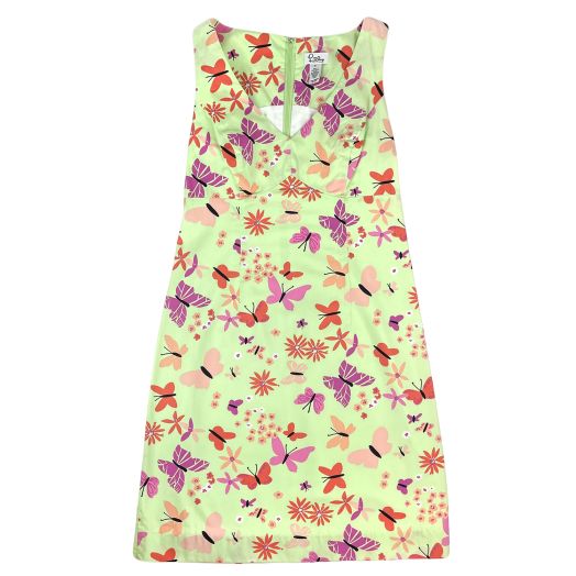 Lilly Pulitzer Anna Dress - Butterflies - Palm Green (50719-333)