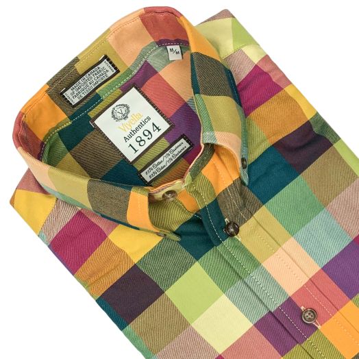 Limited Edition Cashmere Blend Viyella Sport Shirt - August Check (559471)