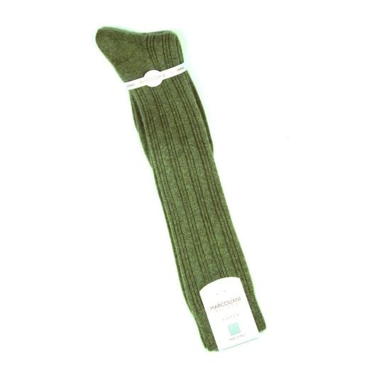 Marcoliani Women's Cashmere Knee Socks - Fern Green (50645)